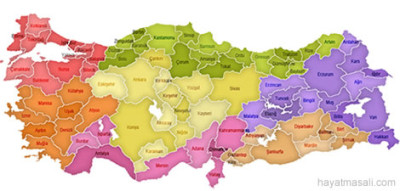 Türkiye Bölgeler Haritası