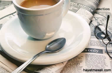 kahve ve gazete